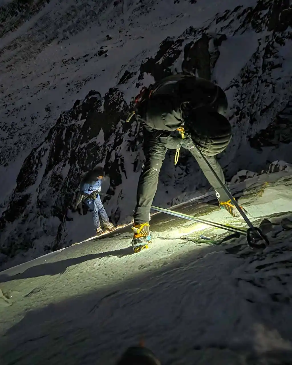 zjazdy z prawego zeberka Zjazd z Prawego żeberka Skrajnego Granatu Tatry
